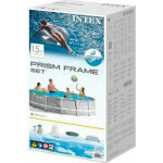 Intex Prism Frame Πισίνα με Μεταλλικό Σκελετό & Αντλία Φίλτρου ,Σκάλα & Κάλυμμα 457x107x107εκ.